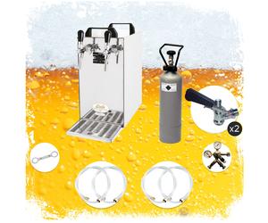 Ensemble complet Tireuse a biere - Kontakt 40 machine a biere, pompe a biere 2 lignes, 50 litres/h, professionnelle sans, KeyKeg