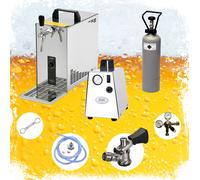 Ensemble complet - Tireuse a biere - PYGMY 25 machine a biere, pompe a biere 1 ligne, 35 litres/h, Green Line Type D