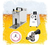 Ensemble complet - Tireuse a biere - PYGMY 25 machine a biere, pompe a biere 1 ligne, caisse à bière 35 litres/h, Green Line KeyKeg