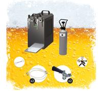 Ensemble complet Tireuse a biere - STREAM 80 machine a biere, pompe a biere 2 lignes, 90 litres/h, professionnelle sans, KeyKeg