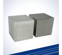 Ensemble composé d’un cube en tungstène et d’un cube magnésium, 3,8 cm