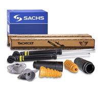 Ensemble composé de 2x amortisseurs +palier de dôme +kit anti-poussière SACHS arrière 40669582 Compatible avec: SKODA SUPERB II, SUPERB II Kombi, VW PASSAT ALLTRACK B7, PASSAT B6, PASSAT B6 Variant
