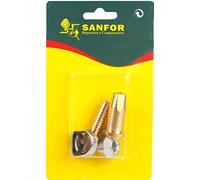 Ensemble cône + broche + écrou court pour autocuiseur à pression adaptable à Magefesa | STAR | Réserve pour autocuiseur rapide | Doré et argent