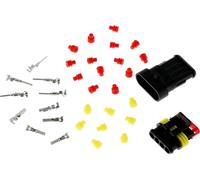 Ensemble: Connecteur rapide de câble 4 pôles, étanche