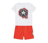Ensemble - CONVERSE - Squiggle - Blanc/Rouge - 60% coton/40% polyester - Garçon 4-5 ans