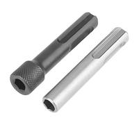 Ensemble convertisseur de douilles SDS HaloVerde pour perceuses à percussion, comprenant un porte-foret magnétique à tige hexagonale de 6,35 mm (1/4") et un porte-embout de