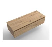 Ensemble Coquette et plan de toilette DOMUS 1200 1 tiroir Chêne Montana P450 - SALGAR 117931