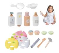 ENSEMBLE COSMÉTIQUE EN BOIS - Éco -Friendly Faire Comme Des Jouets Pour Le Maquillage Jouet, Jouets De Beauté Durable | Jouets De Maquillage En Bois Pour Les Filles, Kit De Beauté De Jeu De Rôle