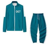 Ensemble costume de Cosplay Séries Télévisées Squid Game 067 Vert M