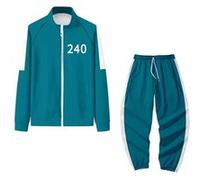 Ensemble costume de Cosplay Séries Télévisées Squid Game 240 Vert 2XL
