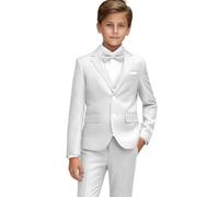Ensemble Costume Formel pour garçon Tenue de Mariage pour garçon Costumes de Communion Taille Ajustable pour Tout-Petits et Adolescents