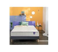 Ensemble Merinos Cosy Lit - 580 Ressorts Ensachés + Sommier Confort Medium 80x200 Blanc