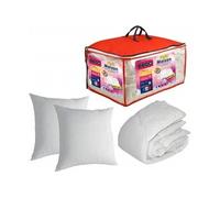 Ensemble couette + 2 oreillers Pack Maison 240x220cm 300gr/m² + 2 oreillers 60x60