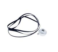 Ensemble courroie 1965H6 + poulie d'origine Sèche-linge (57X0545 57X2507 BRANDT VEDETTE THOMSON FAGOR BLOMBERG SANGIORGIO CRYSTAL PRIVILEG ELEKTRA-BREGENZ NOGAMATIC QUELLE SMEG BRU SINGER FUTURA EDESA