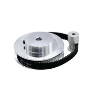 Ensemble Courroies Poulies Distribution 2GT Roue Synchronisation 12T 60T Synchronisation Dentée 2M Largeur 6Mm Ouverture 3-12Mm Imprimante 3D Courroie Transmission Trapézoïdale(3mm,5MM_2GT-500-6MM)