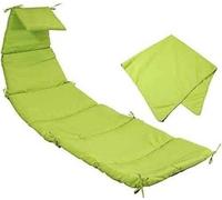 Ensemble coussin et parasol de rechange pour chaise longue suspendue - Accessoires de chaise hamac d'extérieur sans chaise - Décoration de terrasse résistante aux intempéries