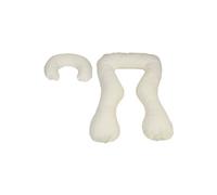 Ensemble coussins d'accouchement pre/post natal pour les femmes beige à carreaux