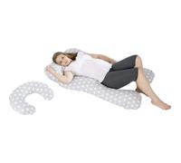 Ensemble coussins d'accouchement pre-post natal pour les femmes pois de gris