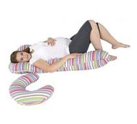 Ensemble Coussins Pre/Post Natal Usages Multiples Confortable Bandes Du Couleur 1