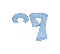 Ensemble Coussins Pre/Post Natal Usages Multiples Confortable Bleu Carreaux