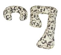 Ensemble Coussins Pre/Post Natal Usages Multiples Confortable Dessin Floral Clair