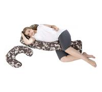 Ensemble Coussins Pre/Post Natal Usages Multiples Confortable Dessin Floral Sombre