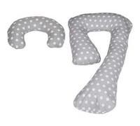 Ensemble coussins pre/post natal usages multiples confortable pois de gris Multicolore G