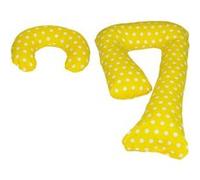 Ensemble coussins pre/post natal usages multiples confortable pois de jaune Multicolore G
