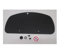 ENSEMBLE COUVERCLE VERRE NOIR POUR TABLE DE CUISSON DOMETIC 105312650
