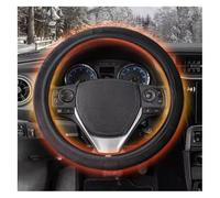 Ensemble Couvre Volant 38 Cm/15 Pouces Housse Protection Volant Chauffant pour Voiture Accessoires D'intérieur Housses