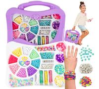 Ensemble créatif dans une valise - Bijoux pour enfants, fabrication de bracelets et de colliers