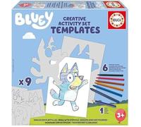 Educa Borrás – Ensemble créatif Bluey – Modèles en carton prédécoupés – Dès 3 ans (19886)