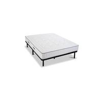 - Ensemble CRISTAL 140x200 cm - Matelas Mémoire de forme + Sommier Métal