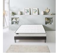 Ensemble Cristal 140x200 cm Matelas Mousse + Sommier Bois