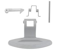 Ensemble Crochet de Porte pour Accessoires de Lave-linge Poignée de Porte avec Boulon et Ressort Compatible avec LG Lave-tambour Kit de Boucle Poignée de Porte