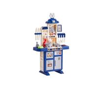 Ensemble cuisine pour enfants jouet de simulation 48PCS accessoires bleu