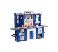 Ensemble cuisine pour enfants jouet de simulation 74PCS accessoires bleu