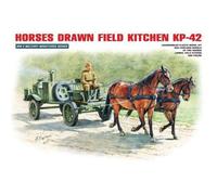 Ensemble Cuisine Roulante Soviétique En Marche Kp 42 - Attelage Hippomobile