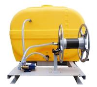 Ensemble cuve d'arrosage PE coffre 2 000 l équipée sur plateau avec pompe électrique - CEMO - 90232E