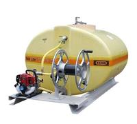 Ensemble cuve PFV ovale 1 000 litres équipée sur plateau avec pompe thermique WX10 - CEMO