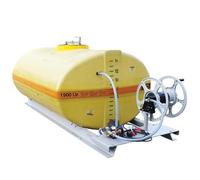 Ensemble cuve PFV ovale 4 000 litres équipée sur plateau avec pompe électrique - CEMO - 90238E