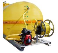 Ensemble cuve PFV ovale 600 litres équipée sur plateau avec pompe thermique WX10 - CEMO - 90233