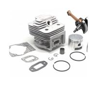 Ensemble Cylindre, Piston et Vilebrequin 40 mm/44 mm Compatible avec Les débroussailleuses 43 cm³, 52, 1E44F-5, 44F-5, 44-5, BG520, CG520, CG430 1E40F-5(40-5 40mm)