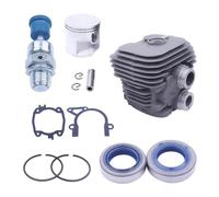 Ensemble cylindre pour machines TS410 et TS420 de 50 mm de diamètre, fabriqué en alliage d'aluminium, ensemble complet avec piston et joints pour remplacement standard OEM