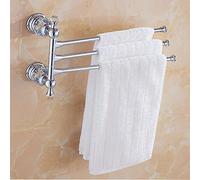 Ensemble d’Accessoires de Salle de Bain en Cristal argenté avec étagère de Douche en Laiton, Porte-Serviettes Mural, Porte-Papier Toilette et Porte-Brosse de Toilette Comprend Un Porte-servi