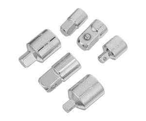 Ensemble D’adaptateurs à Cliquet 1/4 3/8 1/2 pour Réparation Automobile | Acier Chrome Vanadium Haute Résistance, Surface Lisse, Maintien par Bille, Poignée Hexagonale, Compatible Perceuses sans Fil
