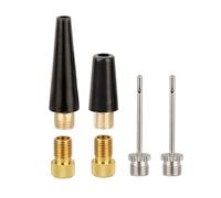 Ensemble d ' adaptateurs de valves, pompes sphériques, buse à aiguille, adaptateur de gonflage, adaptateurs de valves de pneus de vélo, accessoires de pompes à air, buse d ' air facile à utiliser