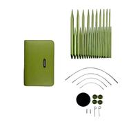 Ensemble d ' aiguilles à tricoter circulaires interchangeables, 10 paires, avec accessoires pour pull, chaussettes, écharpe, chapeau, aiguille circulaire Interchangeable