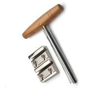 Ensemble d ' alésoir pour violon et d ' outils de façonnage de chevilles, ensemble de 2 pièces avec manche en bois pour le, l ' entretien et la configuration des chevilles