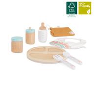 Ensemble d?alimentation en bois pour poupées marron TU